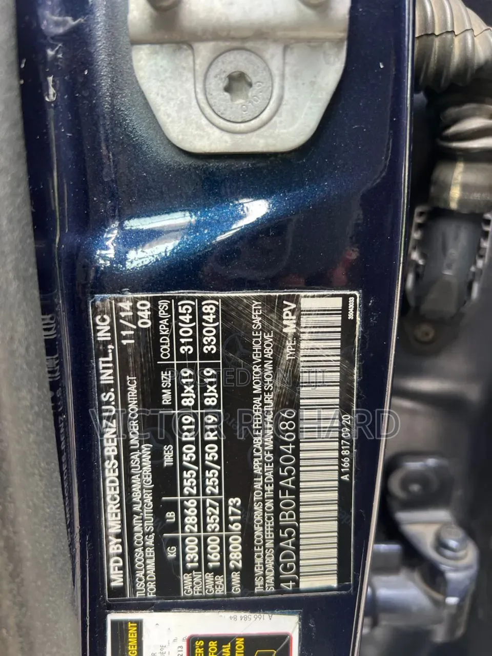 Mercedes-Benz M Class ML350 4MATIC 4dr SUV AWD (3.5L 6cyl 7A) 2015 Blue