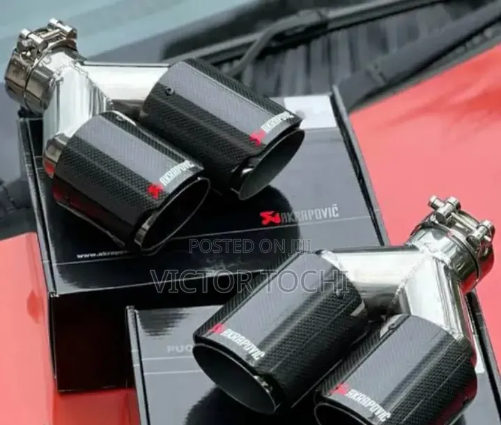 Universal Carbon Fiber Dual Exhaust Muffler Tips