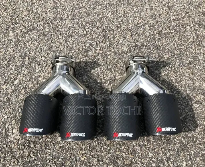 Universal Carbon Fiber Dual Exhaust Muffler Tips