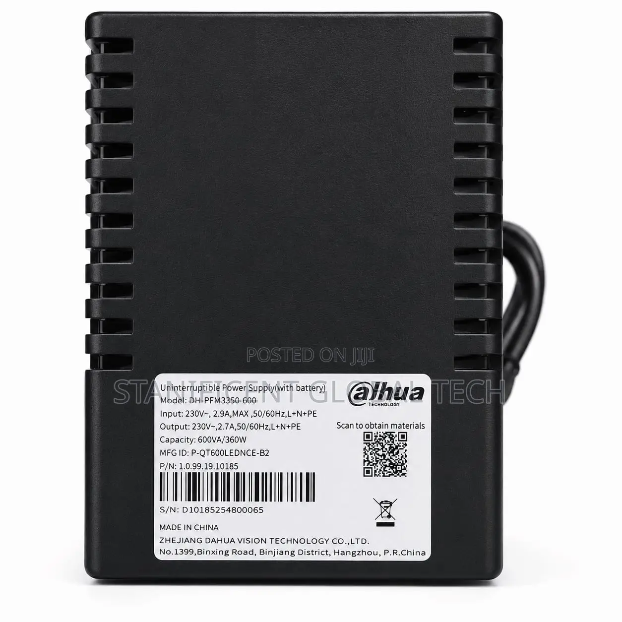Dahua 0.6kva Ups (Capacity: 600va/360w)