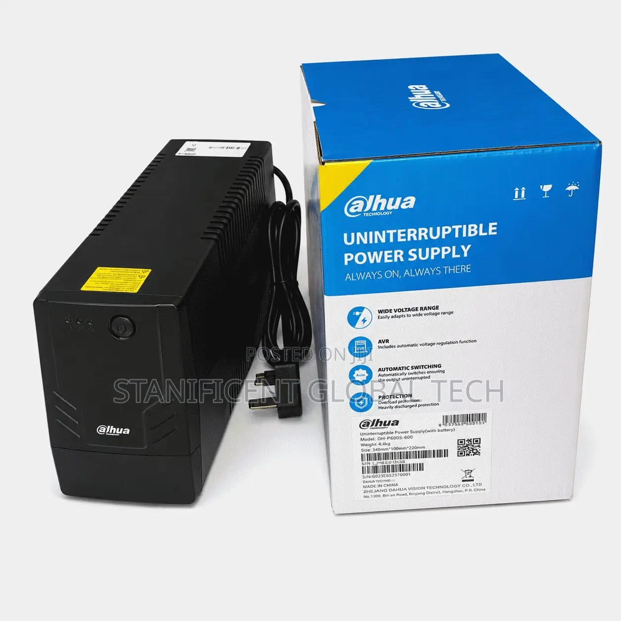 Dahua 0.6kva Ups (Capacity: 600va/360w)