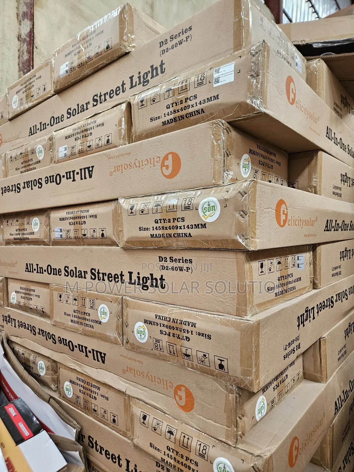 60watts D2 Felicity Solar Street Lights