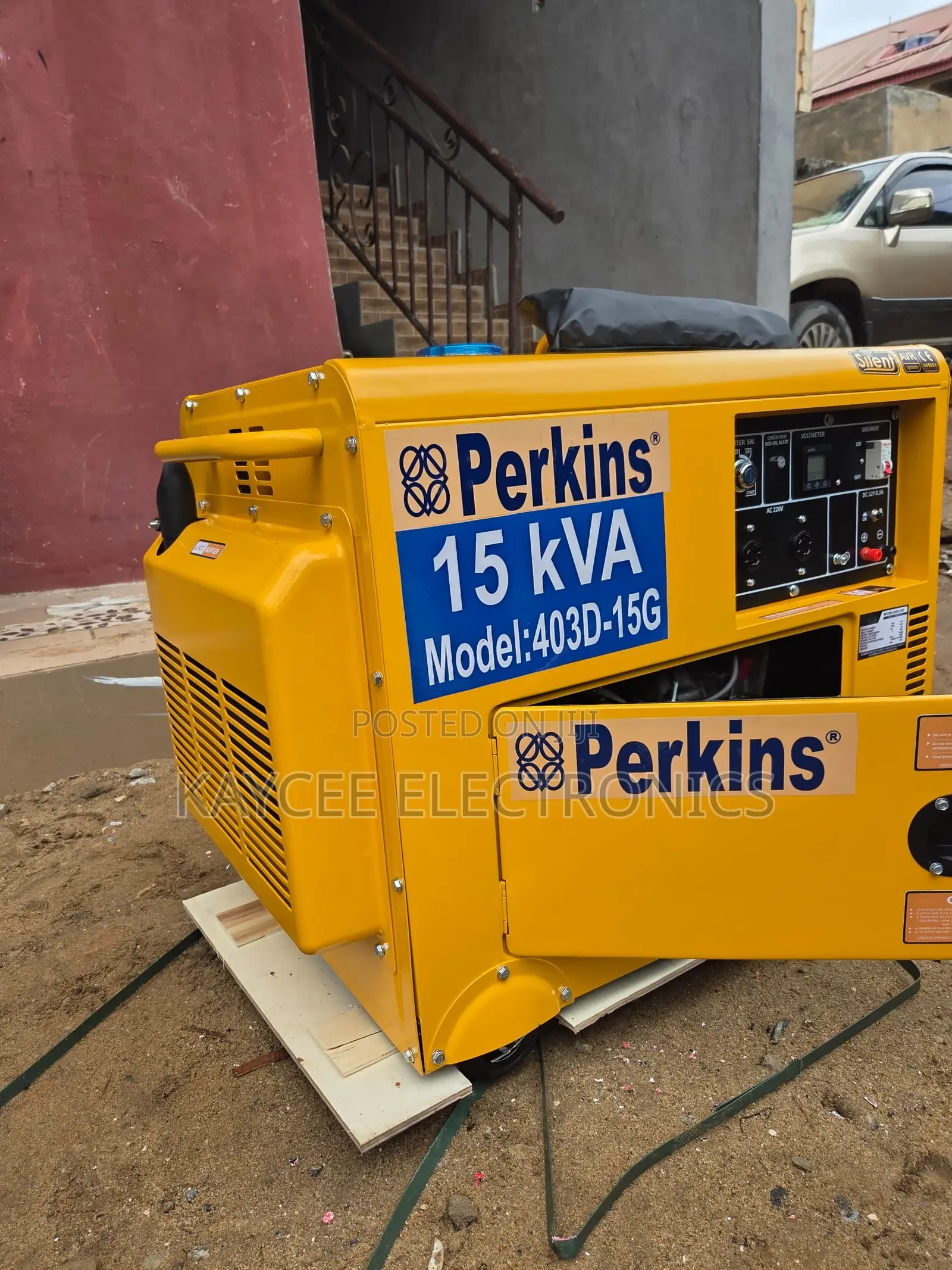 Original Perkins 15kva Silent Diesel Generator Set