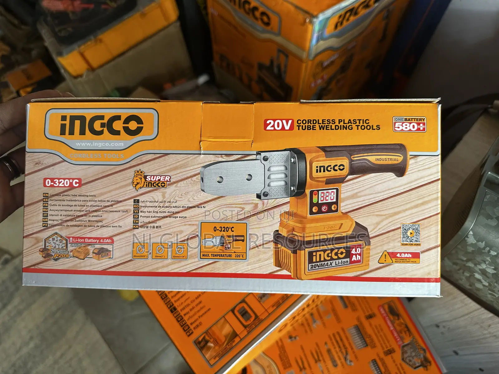 Ingco Cordless Plastic Tube Welding Tools PPR Machine
