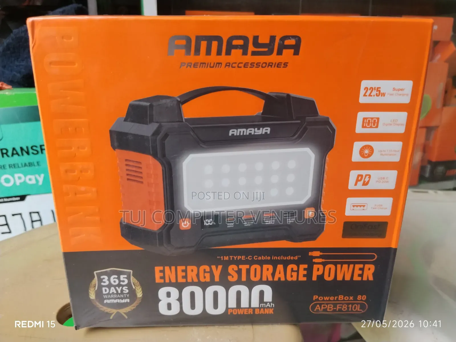 Amaya 80000mah Powerbank