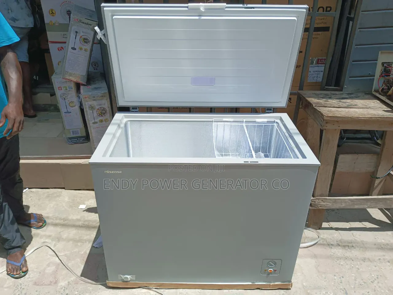 250 Liters Chest Freezer. Hisense Product With Warranty