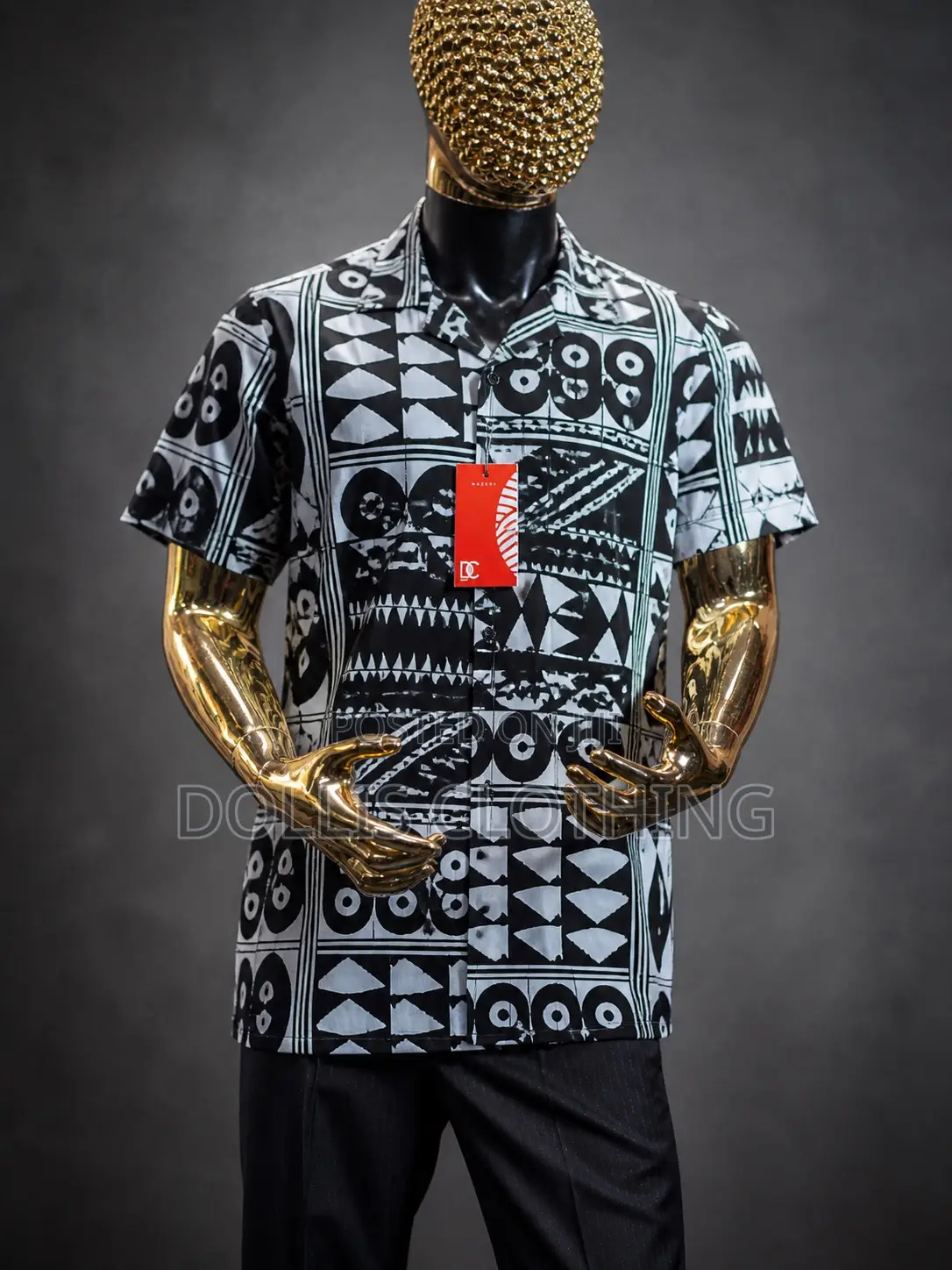 Monochrome African Tribal Shirt