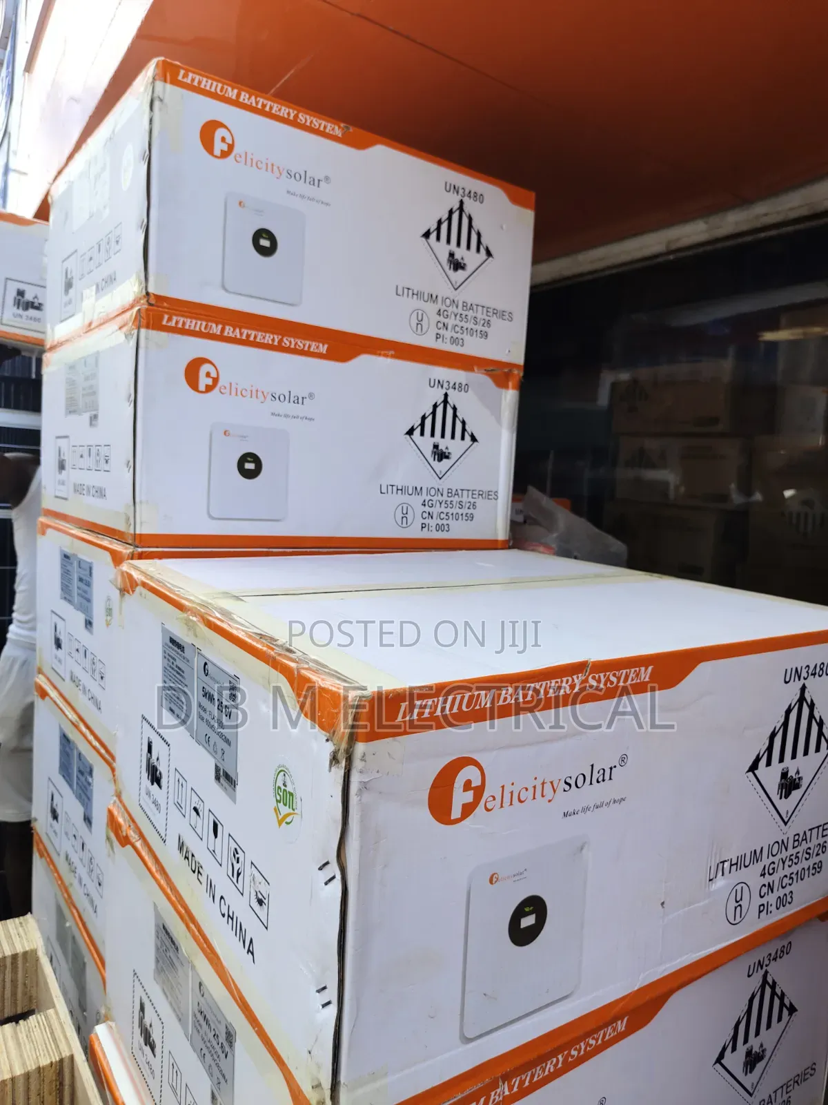 Felicity Solar Limtom Battery 5kwh 24v