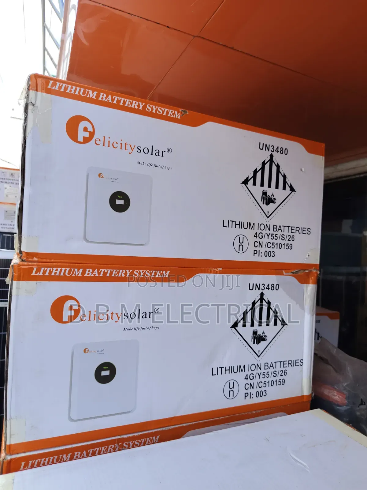 Felicity Solar Limtom Battery 5kwh 24v