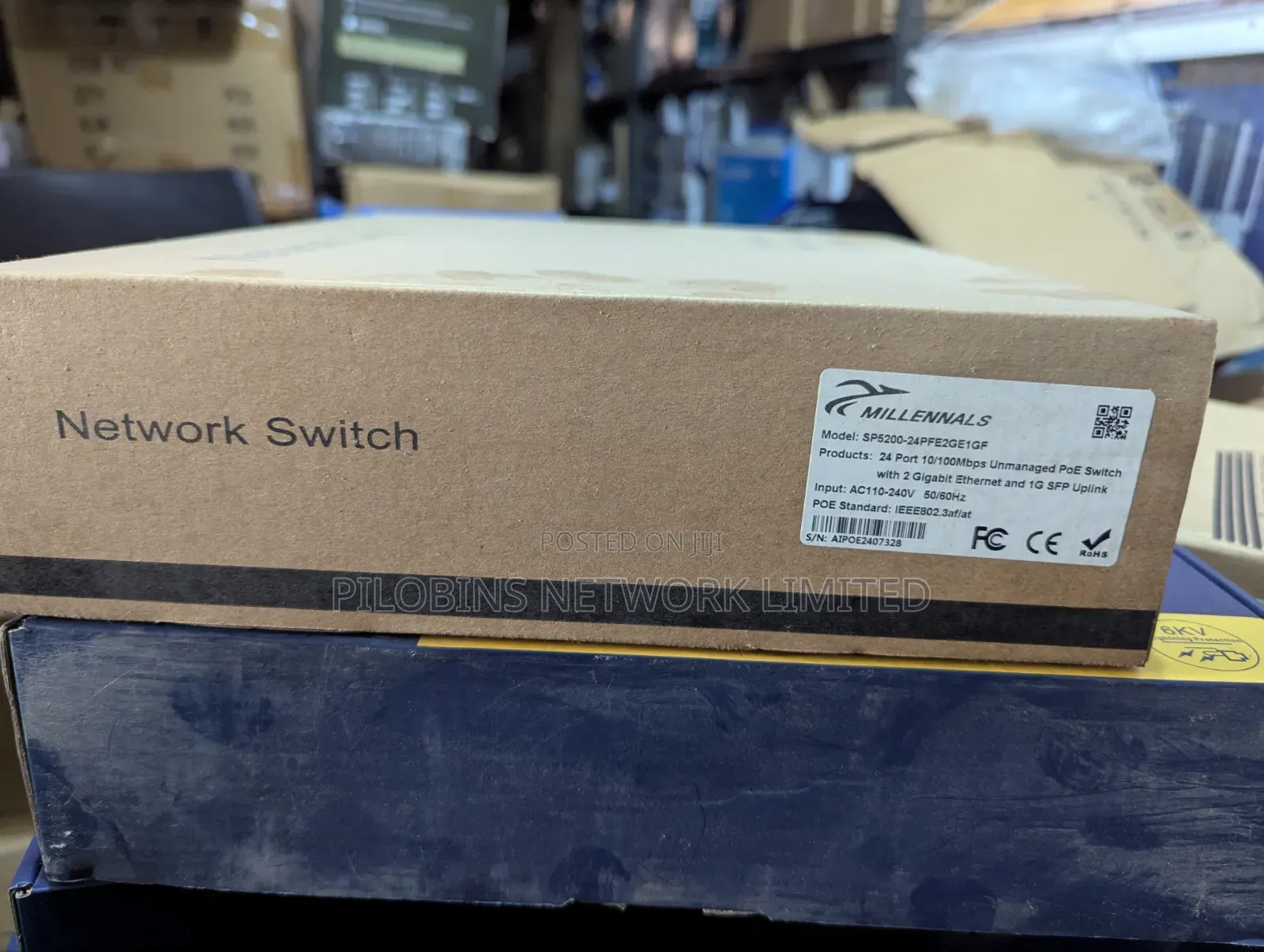 24 Ports Fast Ethernet Poe Switch