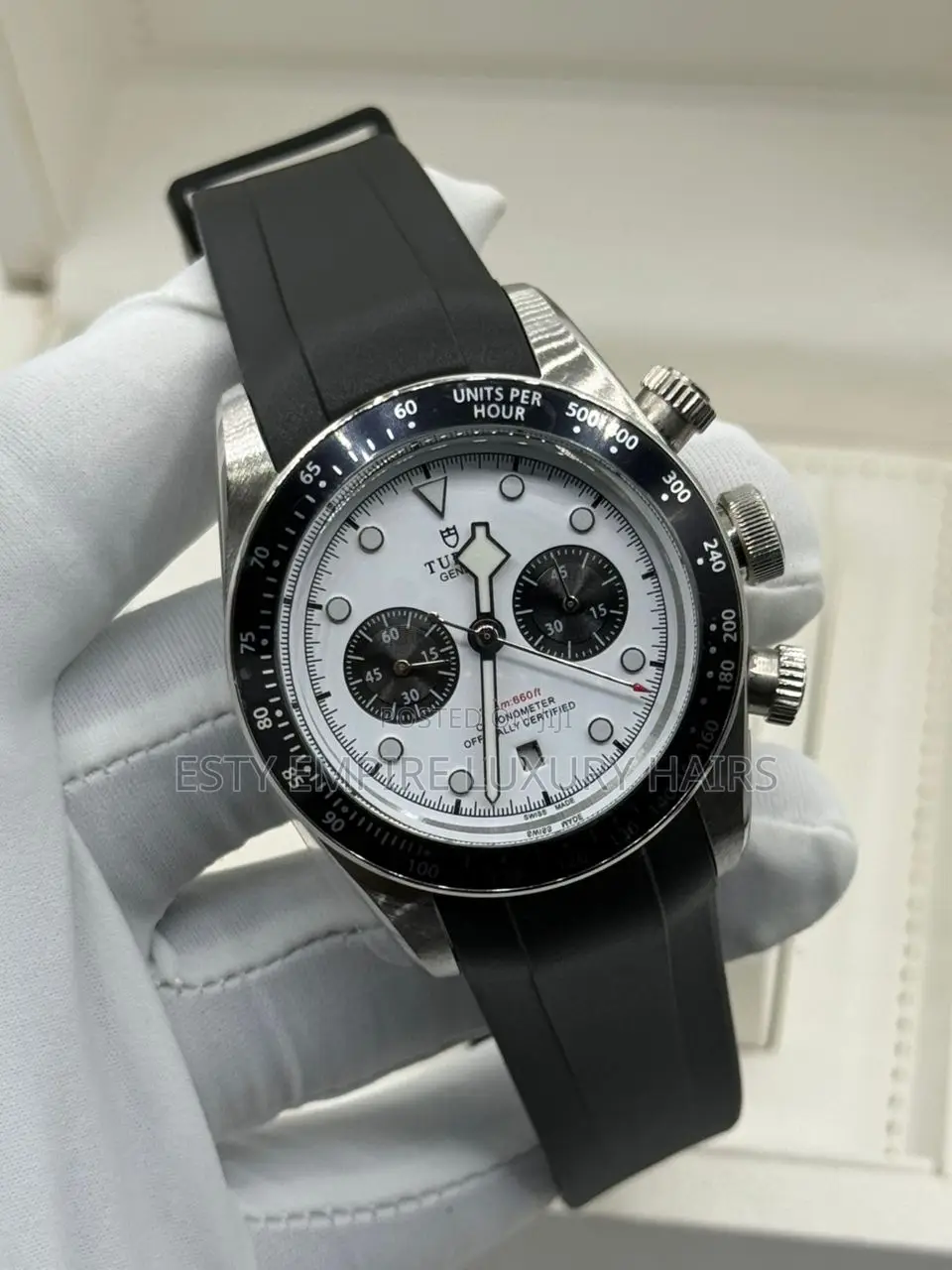 High Quality Luxury Tudor Rubber Wristwatch