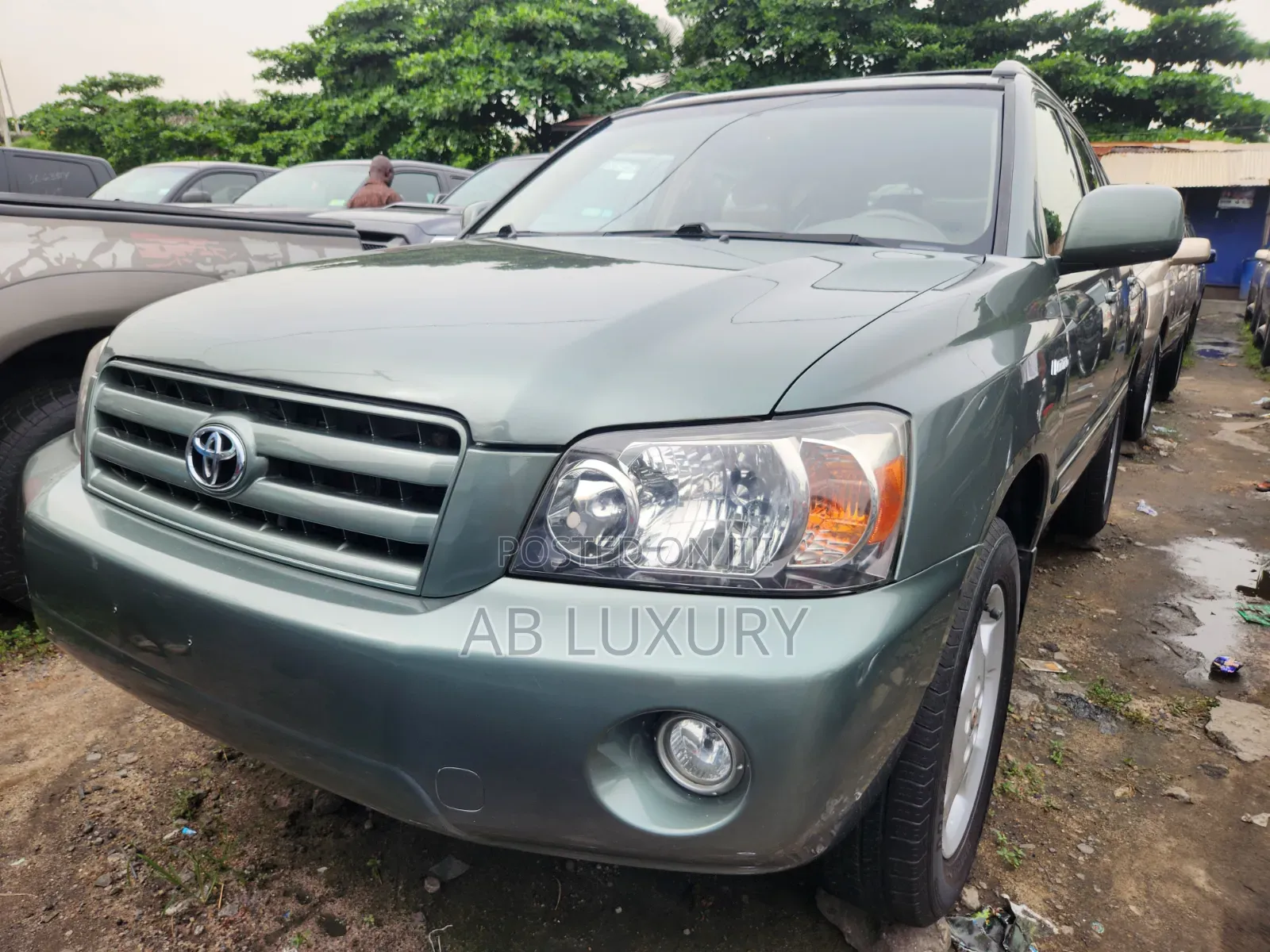 Toyota Highlander V6 4x4 2007 Green