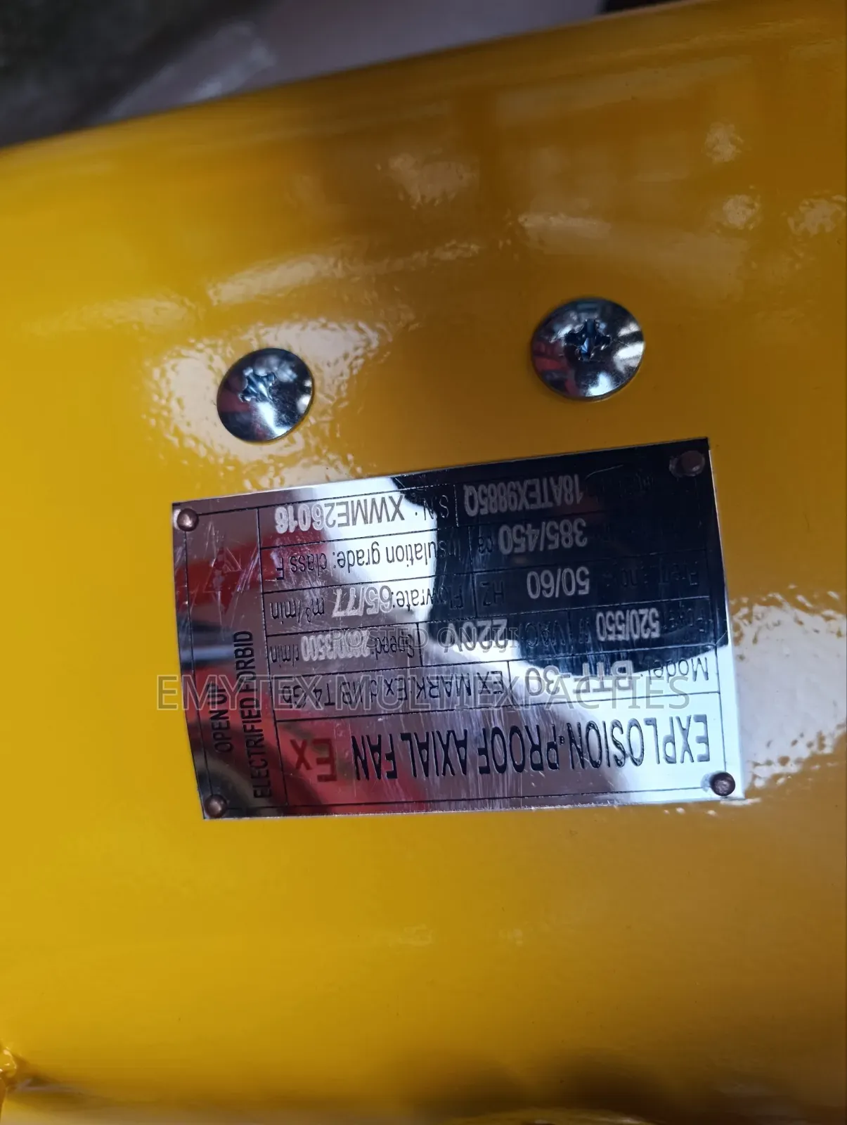 Spacitic Explosion Proof (Btf-30) 50/60hz