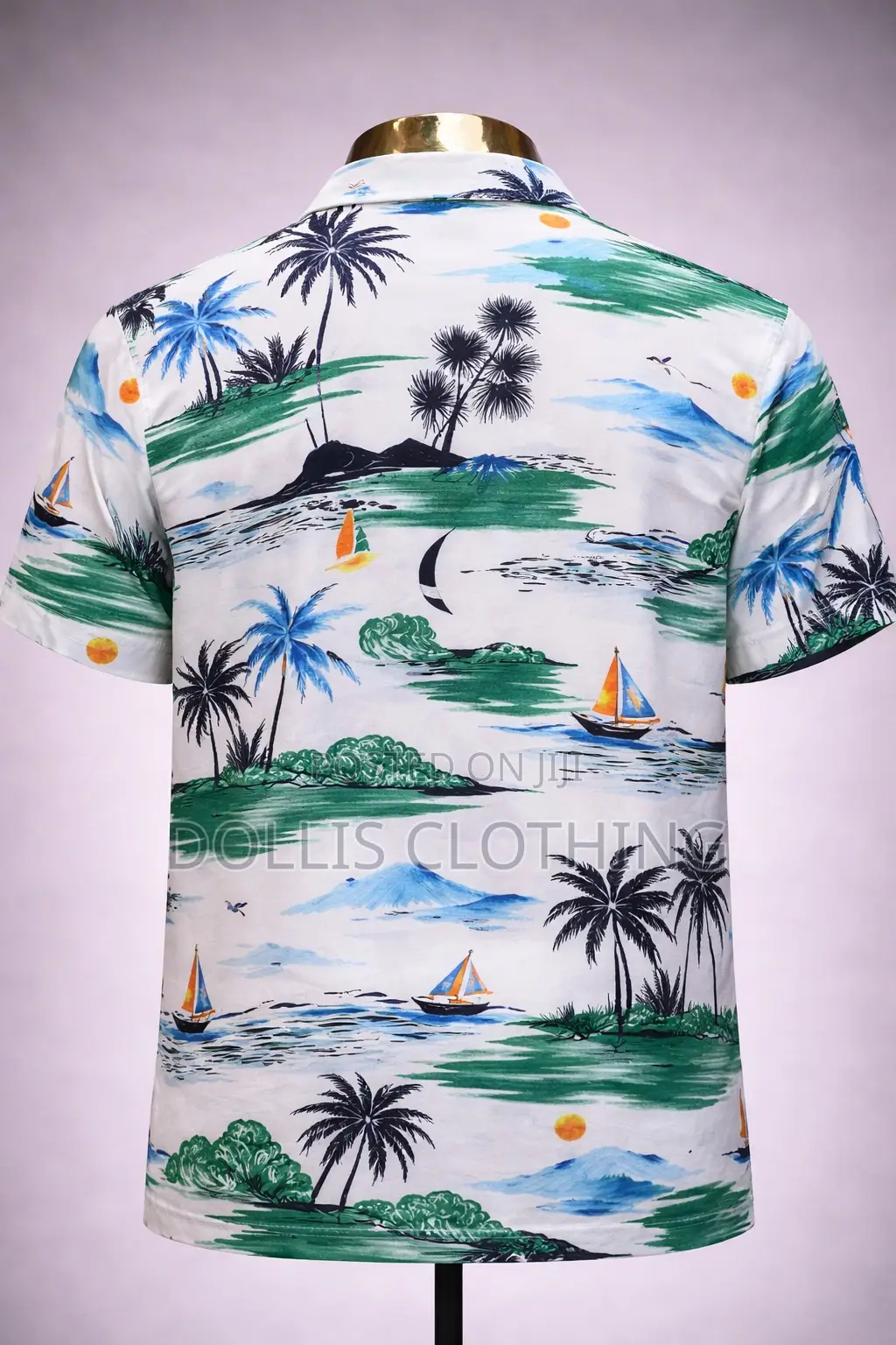 Tropical Print Resort Shirt