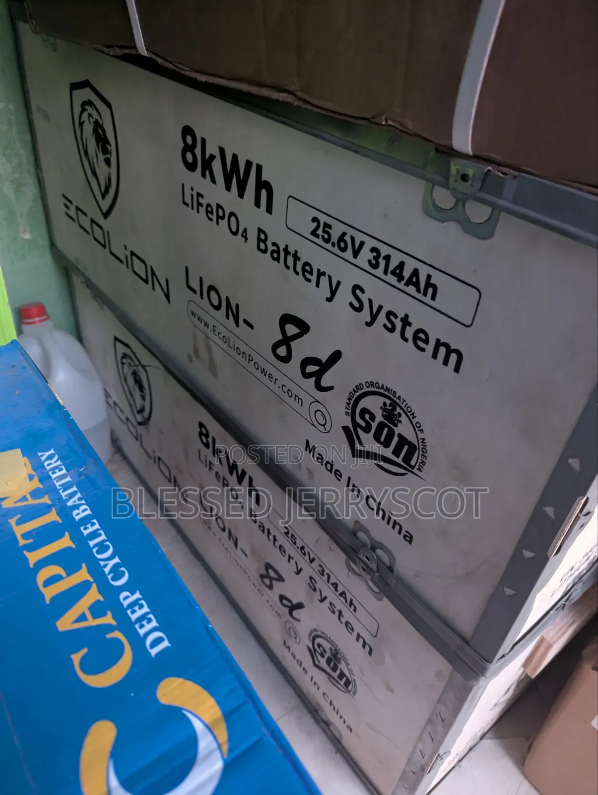 Ecolion 8kwh 24v Lithium Ion Solar Inverter Batteries Available 