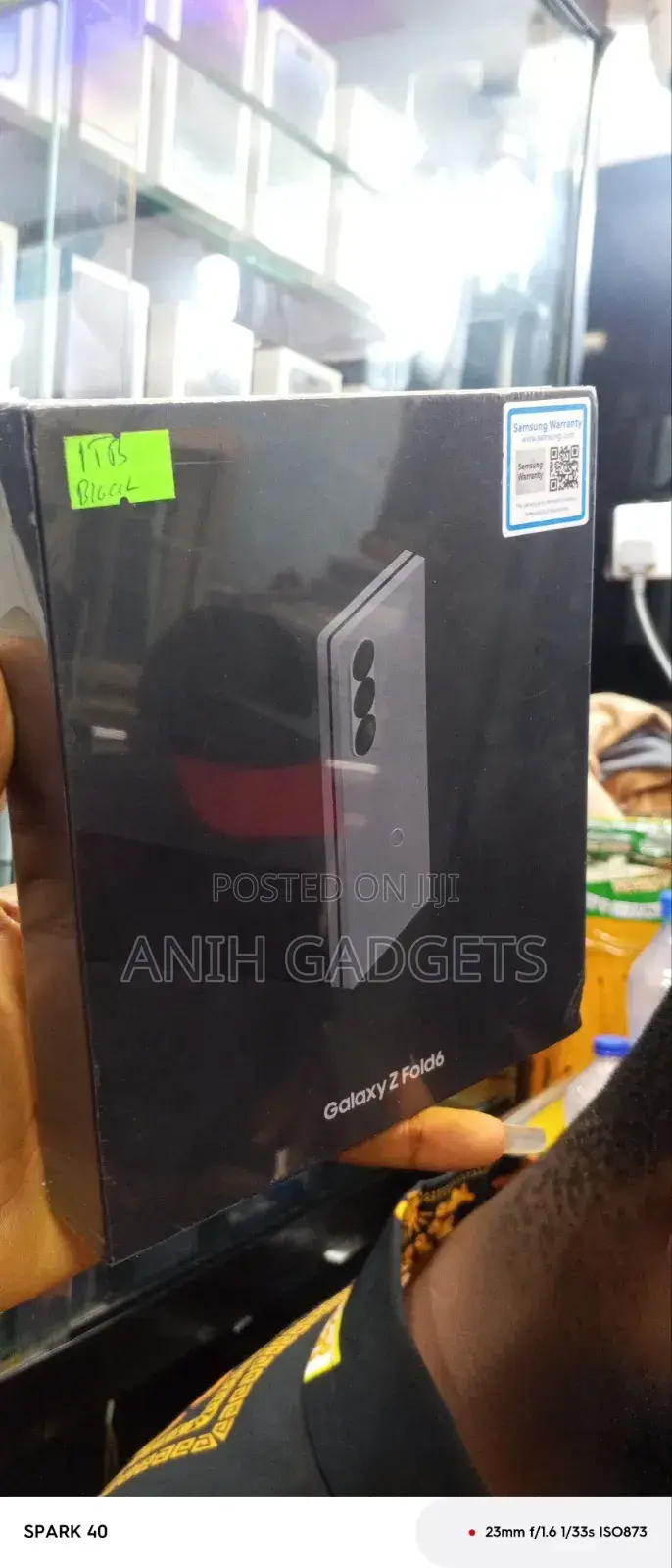 New Samsung Galaxy Z Fold6 1 TB Black