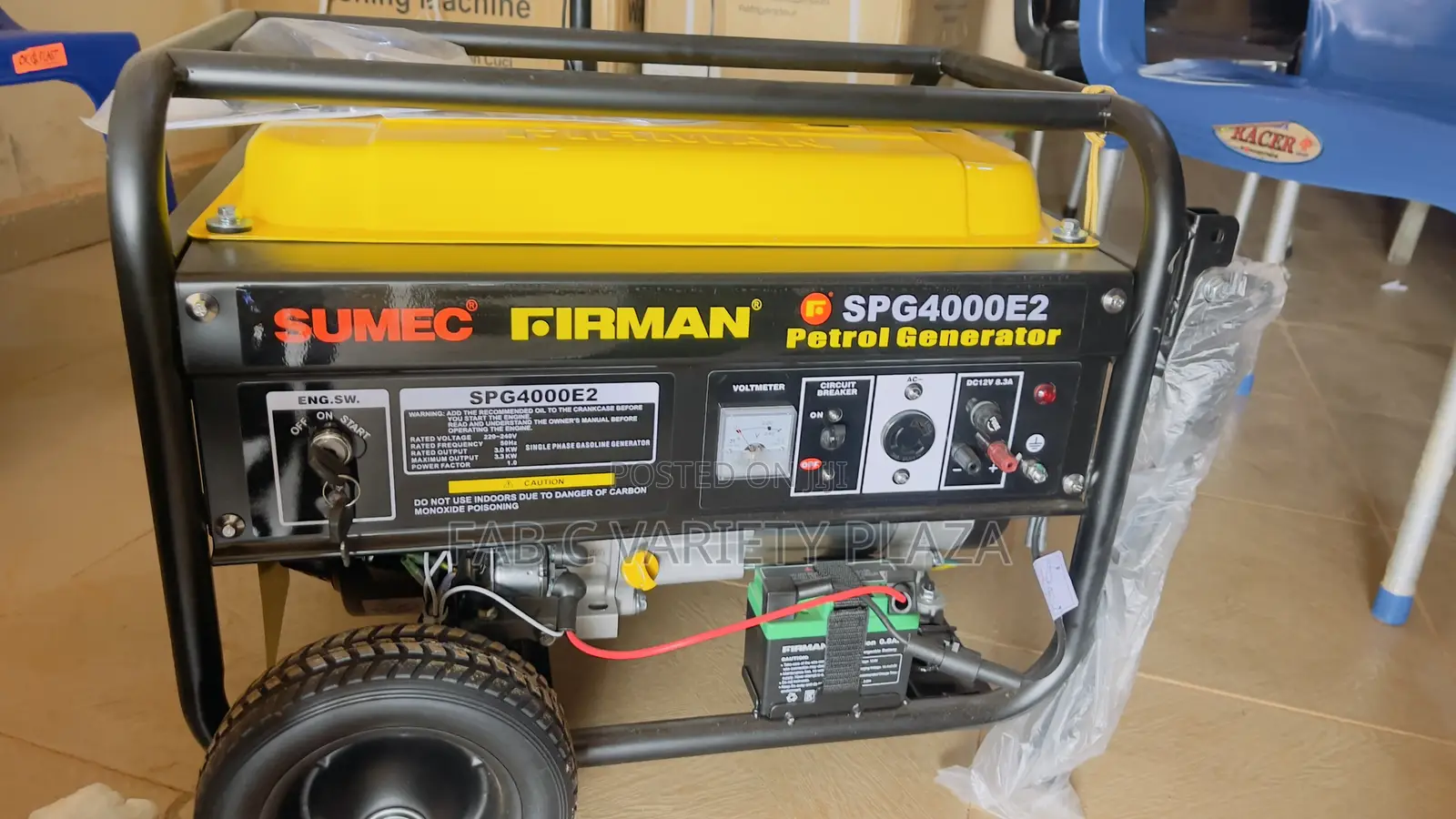 Sumec Firman 4000e2 3.3kva Key Generator