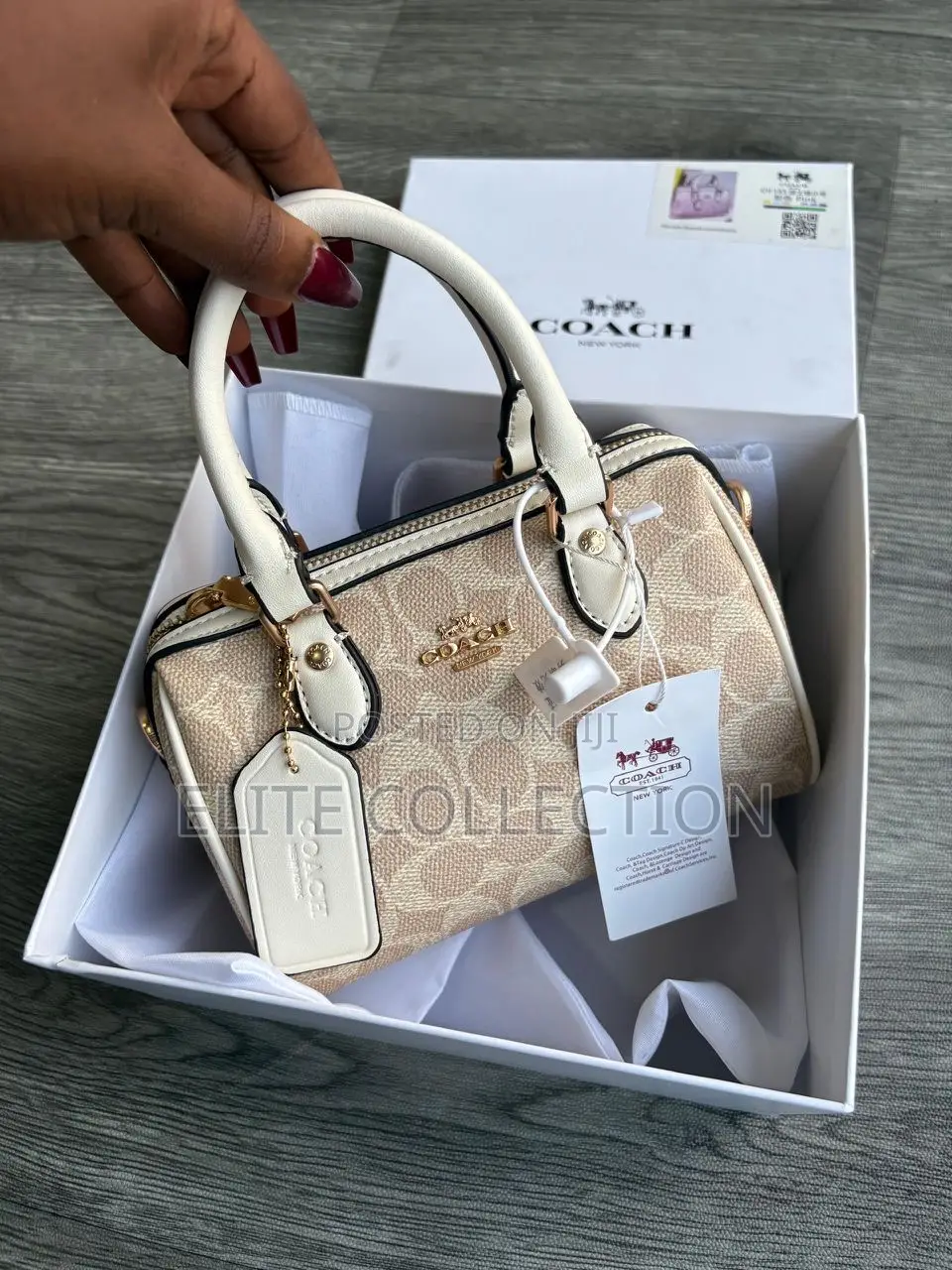 Coach Rowan Mini Bag Comes in a Branded Box and Dust Bag