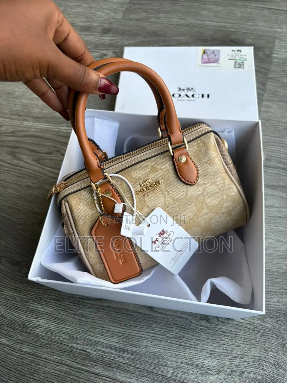 Coach Rowan Mini Bag Comes in a Branded Box and Dust Bag