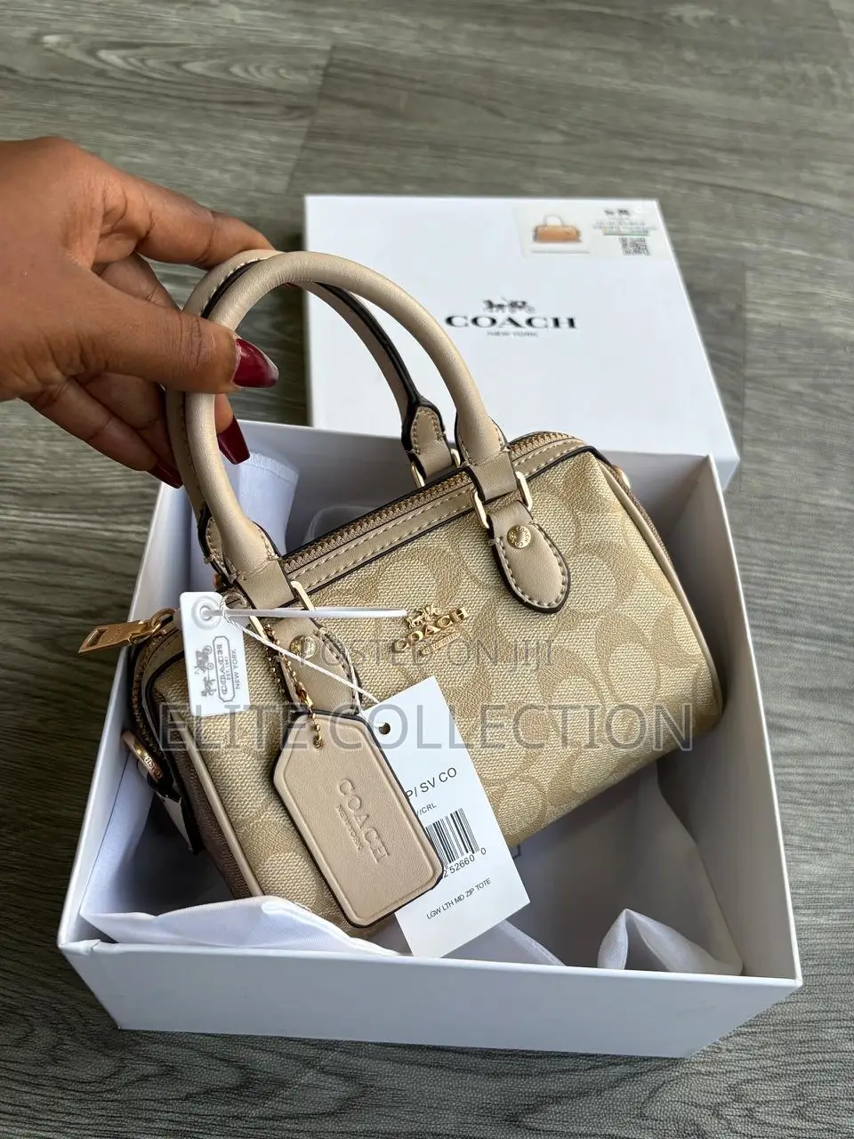 Coach Rowan Mini Bag Comes in a Branded Box and Dust Bag