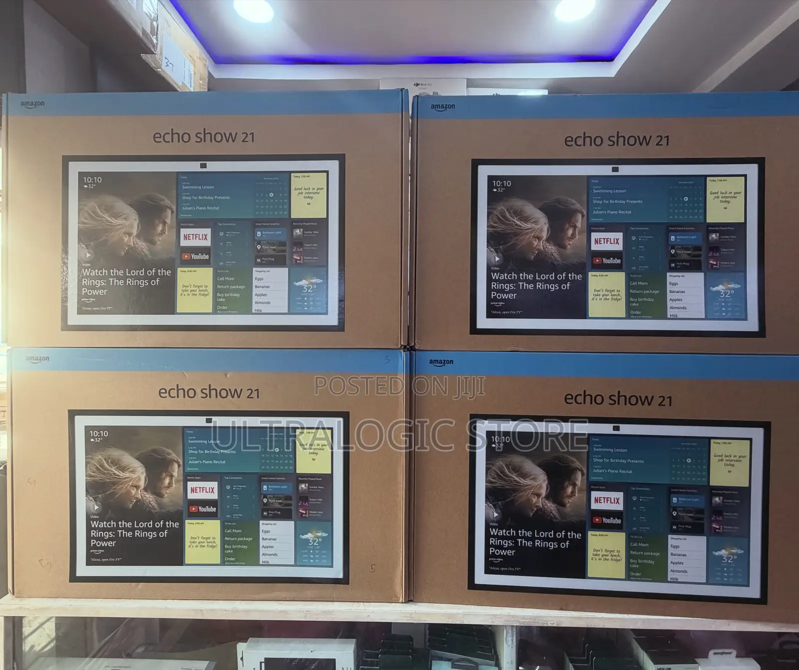 New Amazon Echo Show 21 Smart Kitchen Tv With Alexa Remote