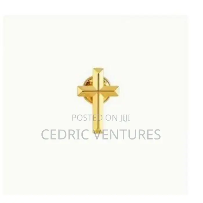 Religious Christian Cross Brooch Pin