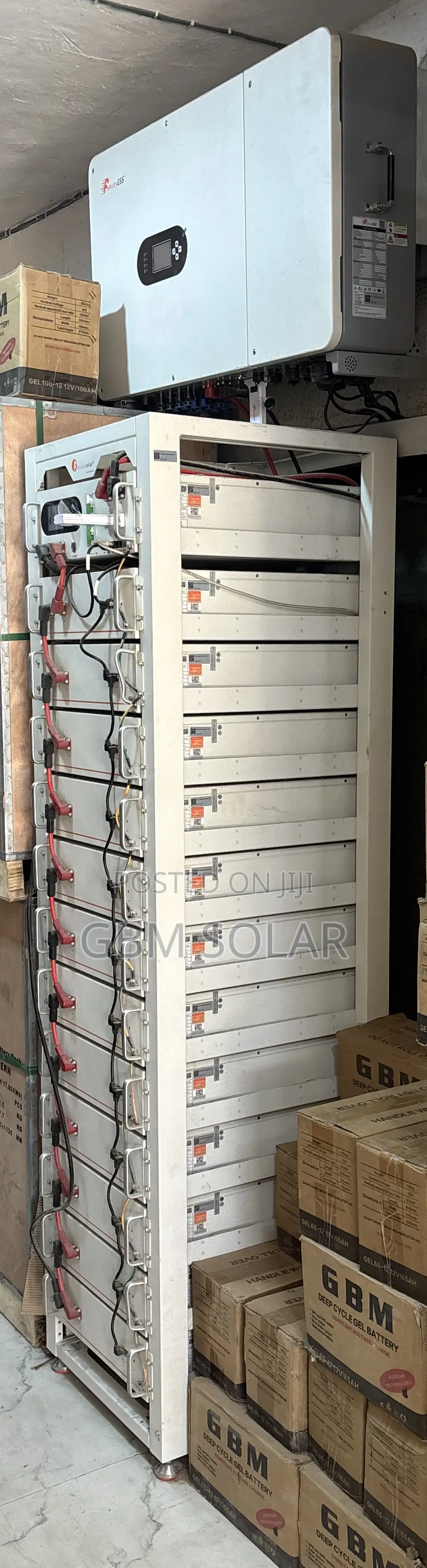 60kwh Battery and 50kva 3 Phase Inverter