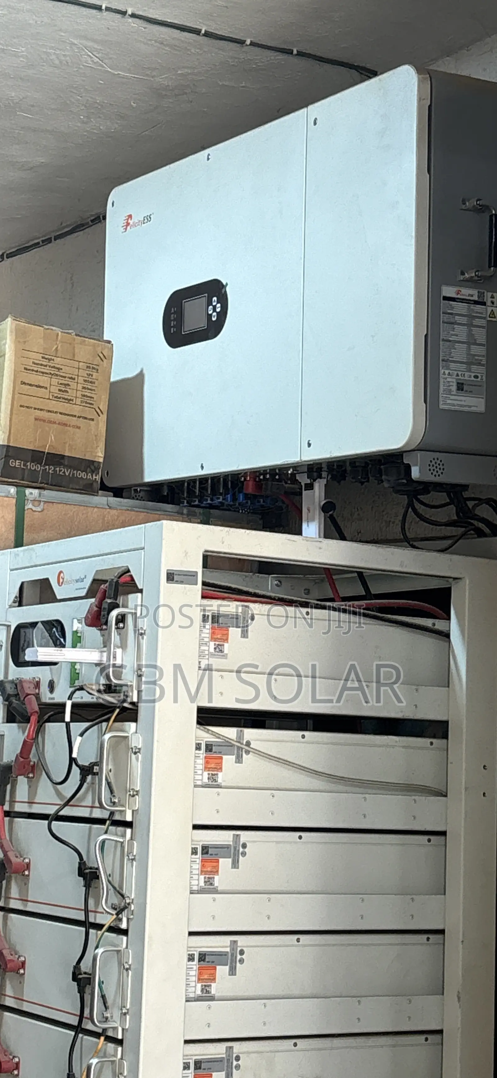 60kwh Battery and 50kva 3 Phase Inverter