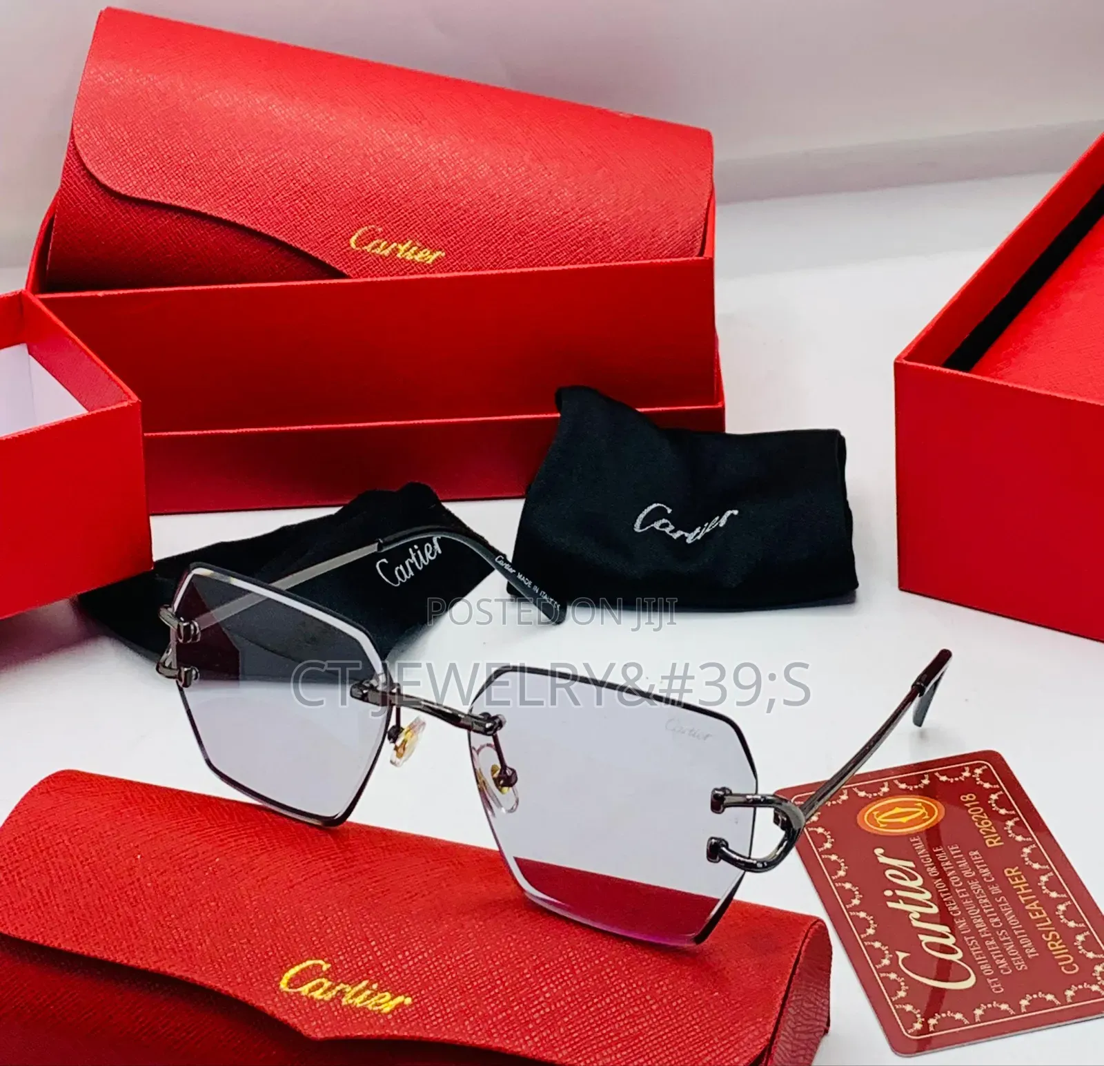 Pure Quality Cartier Sunglasses Luxury but Affordable/Fully Boxed