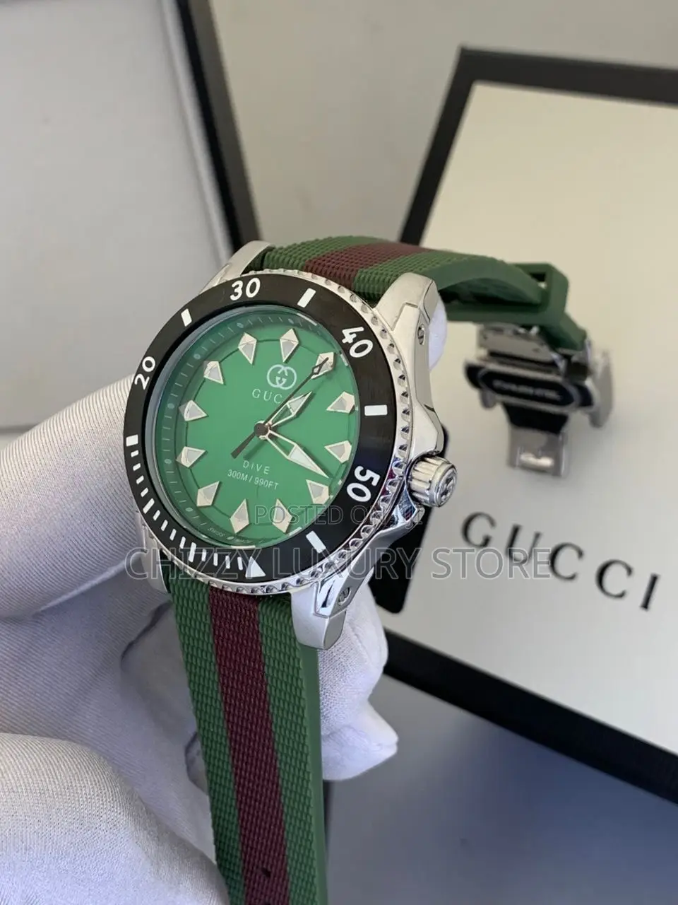 Gucci Quality Luxury Men Automatic Engine Wristwatch