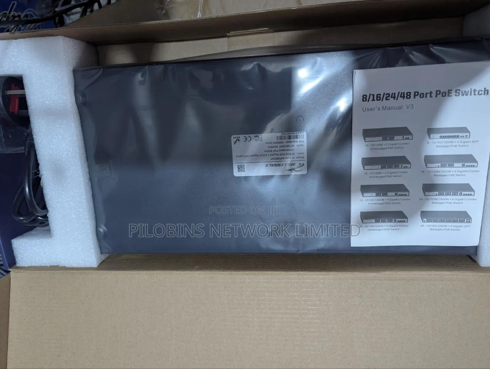 16 Ports Gigabits Poe Managed Switch