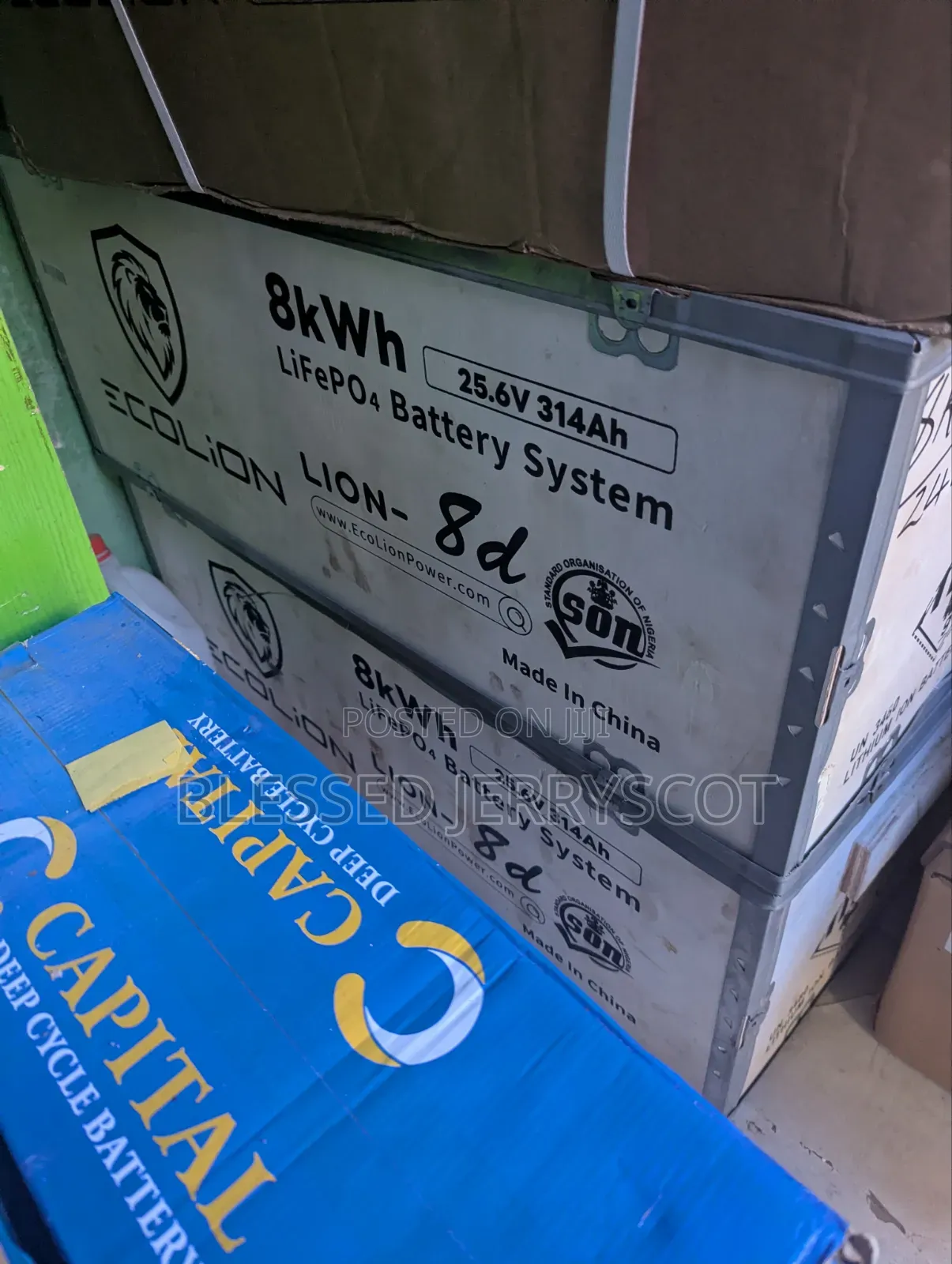 Ecolion 8kwh 24v Lithium Ion Solar Inverter Batteries Available 
