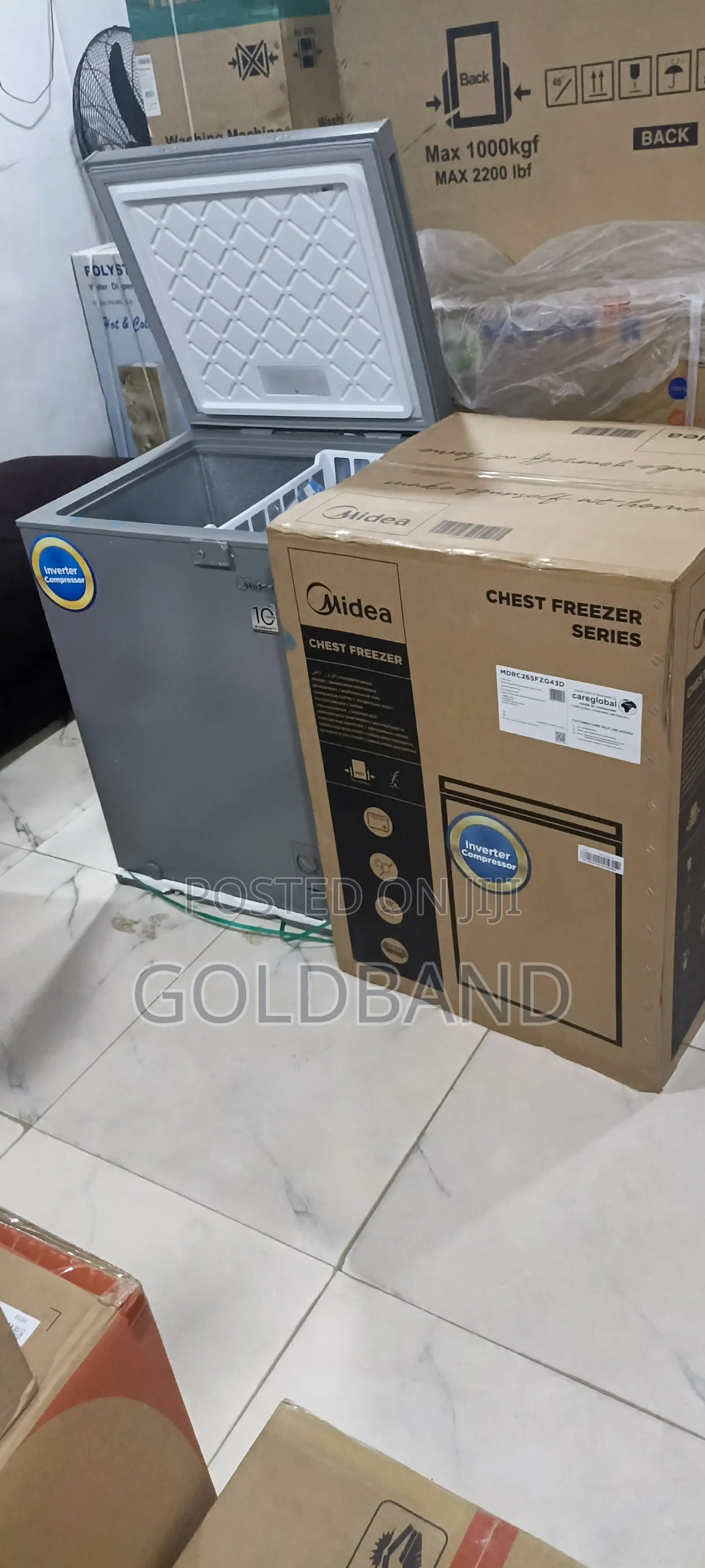 Midea 142 Litres Inverter Deep Freezer With Quiet Operation