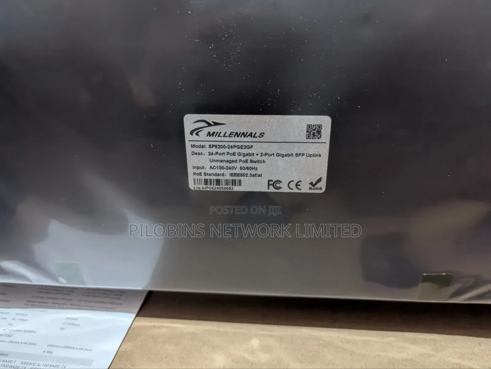 24 Ports Gigabits Poe Unmanaged Switch