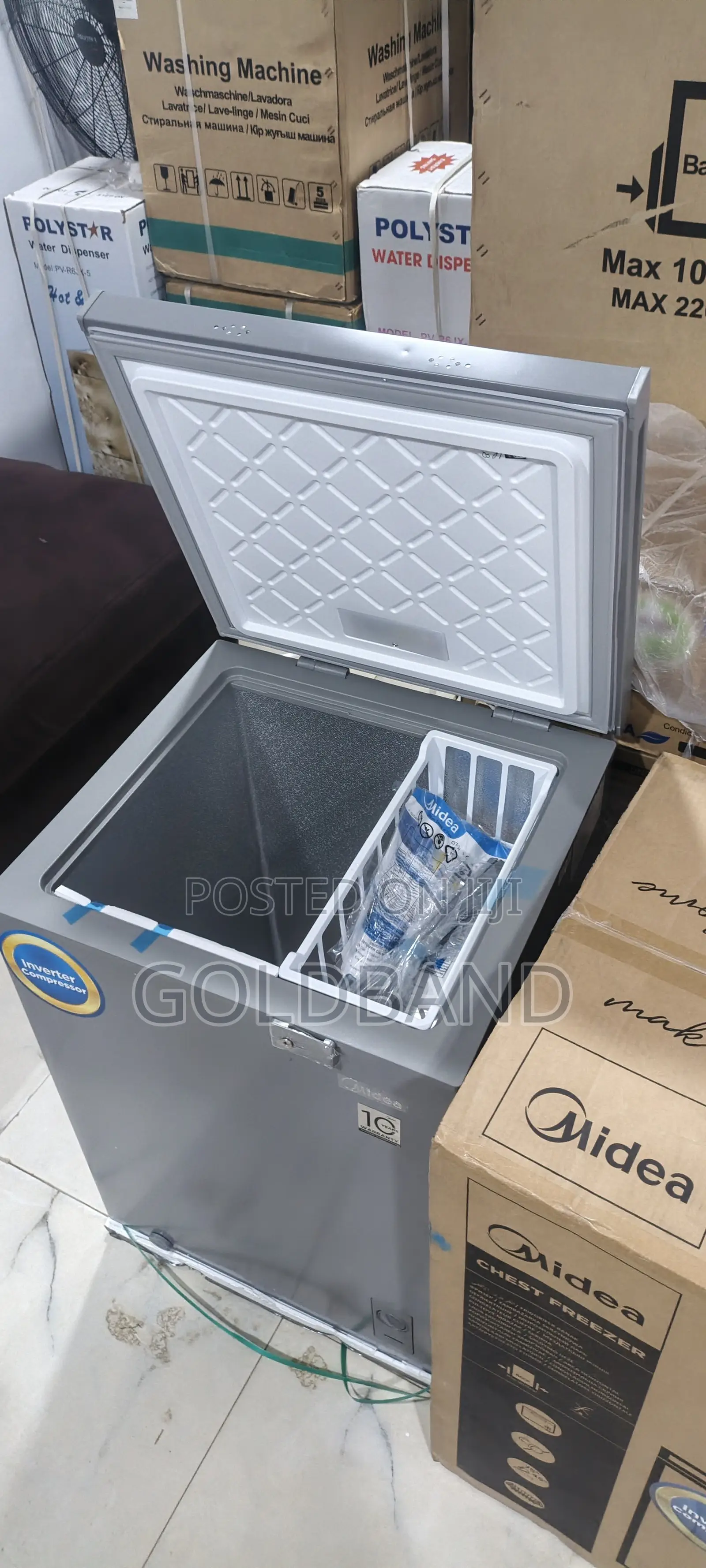 Midea 142l Freezer With Strong Cooling and Low Electricity Use