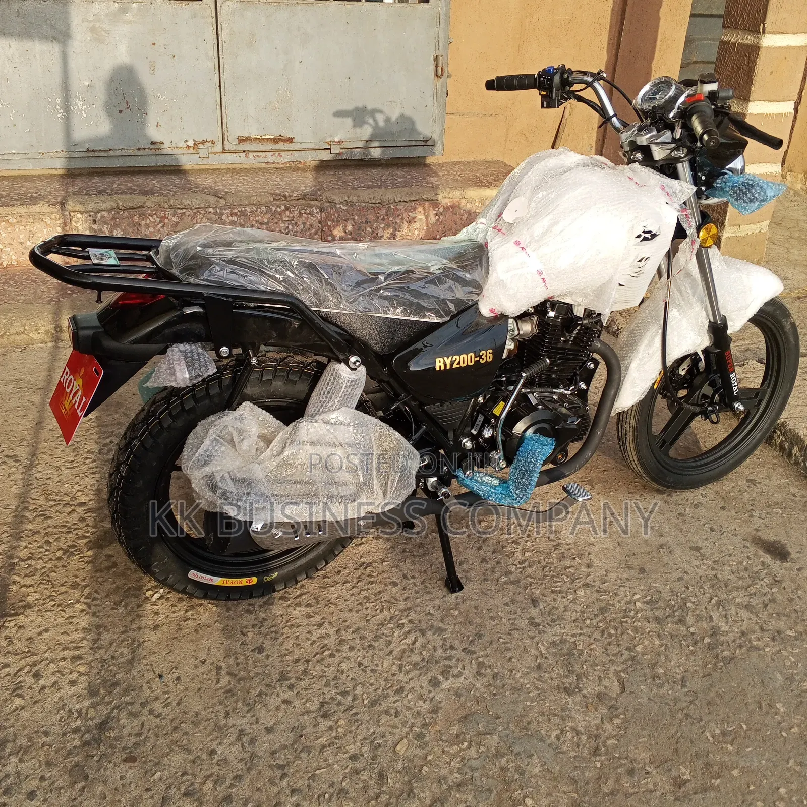 New Royal Motorcycle 2025 Black