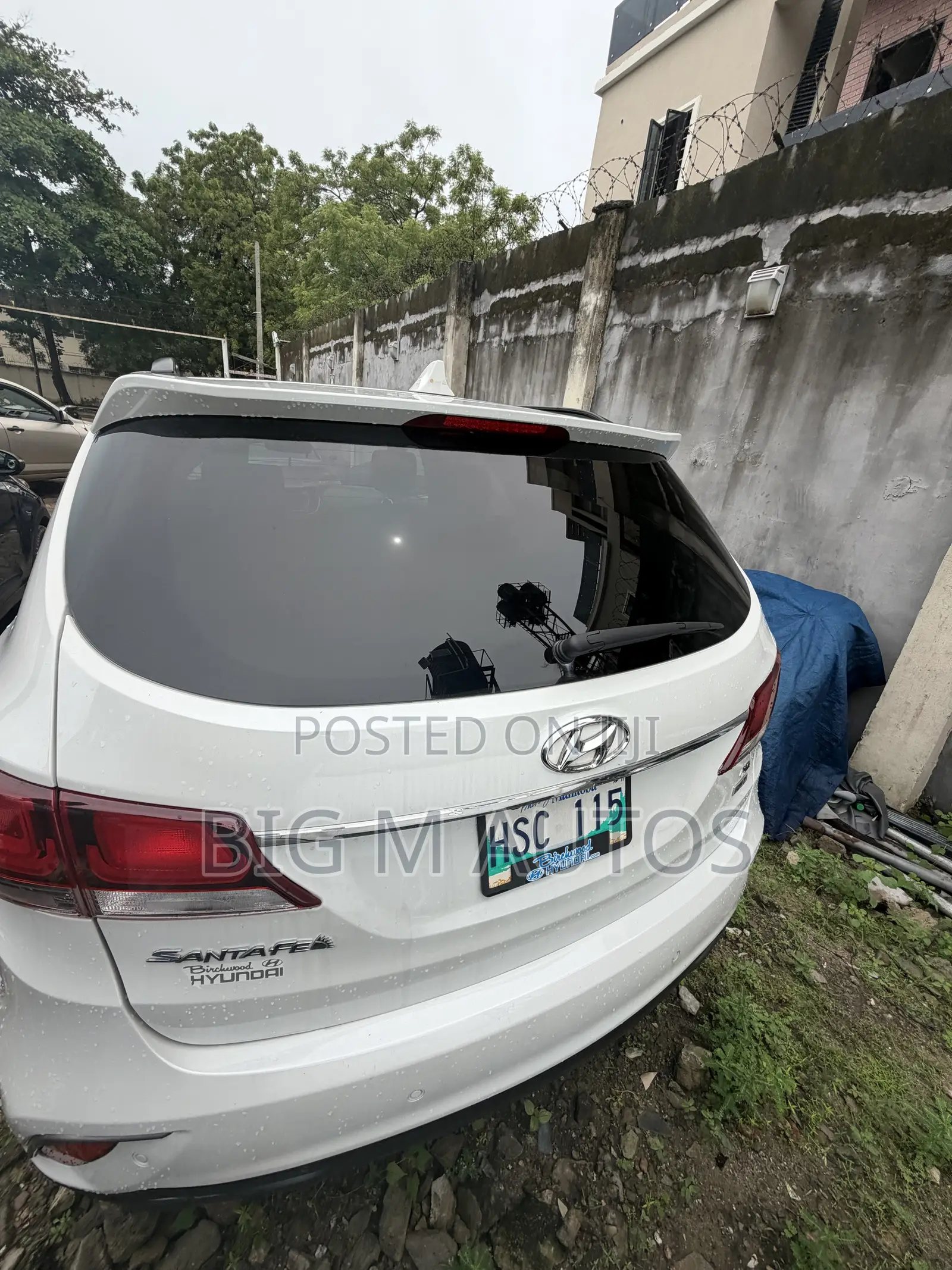 Hyundai Santa Fe 2017 White