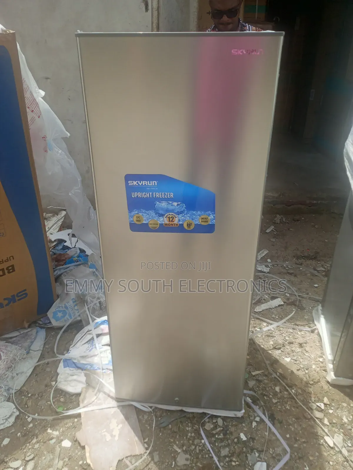 Skyrun Upright Deep Freezer 185 Liters