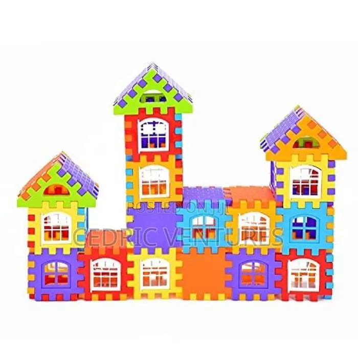 100 Pieces Interlocking Building Blocks Toy Set For Kids