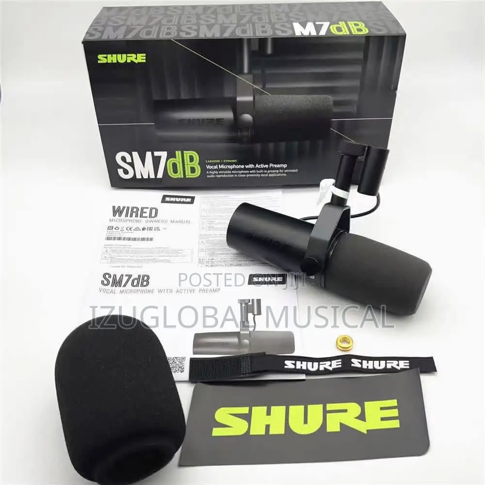 Shure Sm7db Dynamic Studio Microphone