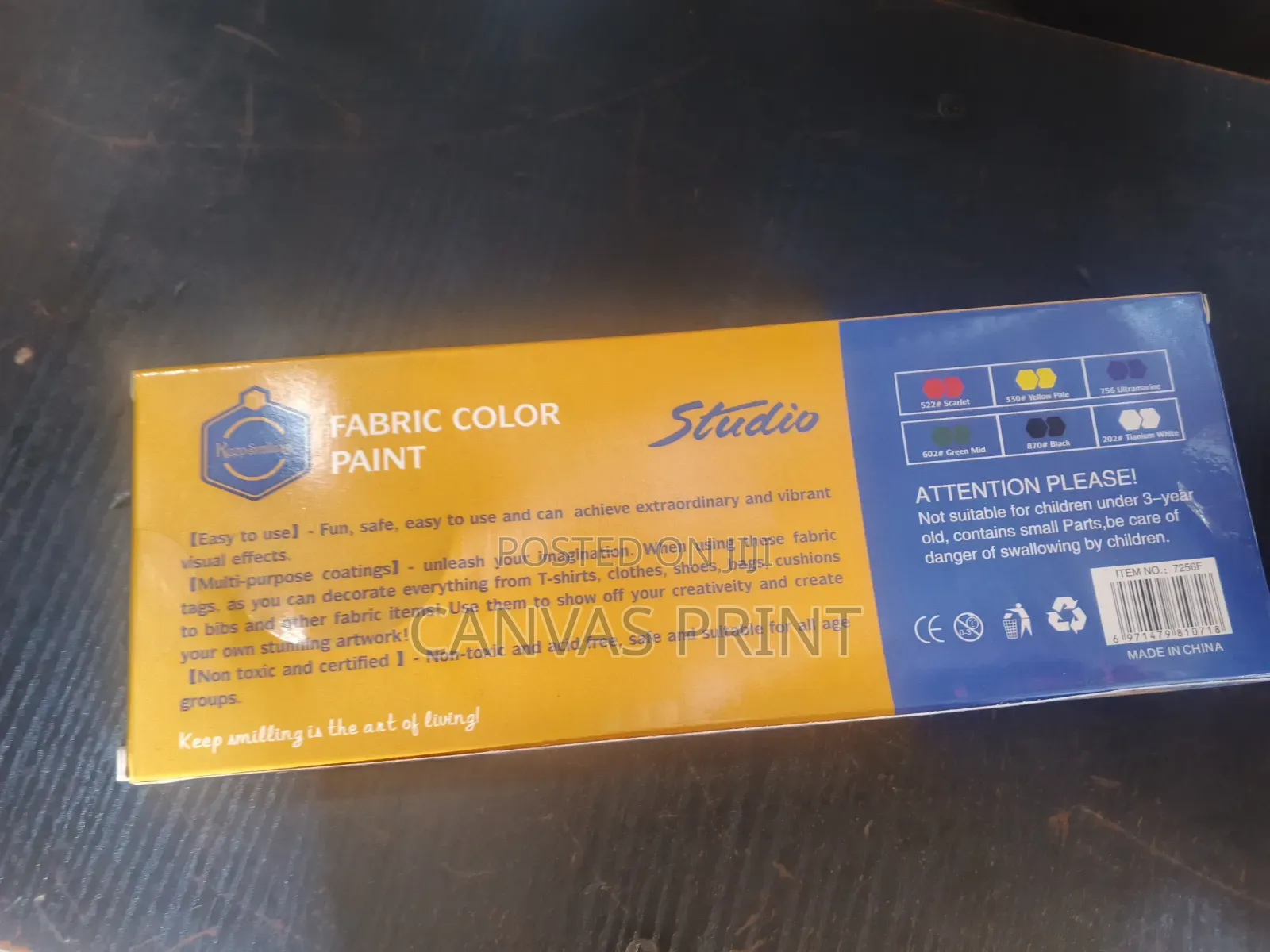 Fabric Paint Set 6