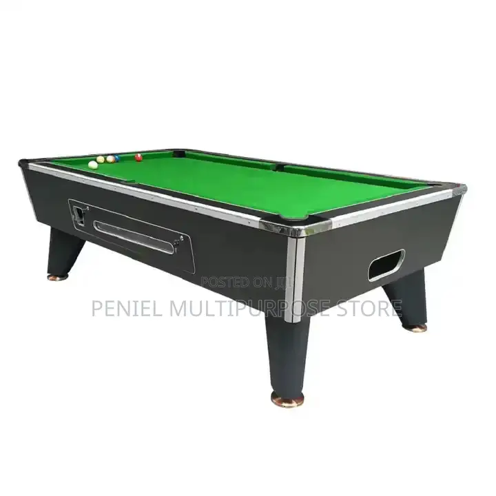 MDF Coin Operated Pool Table With Auto Ball Return System