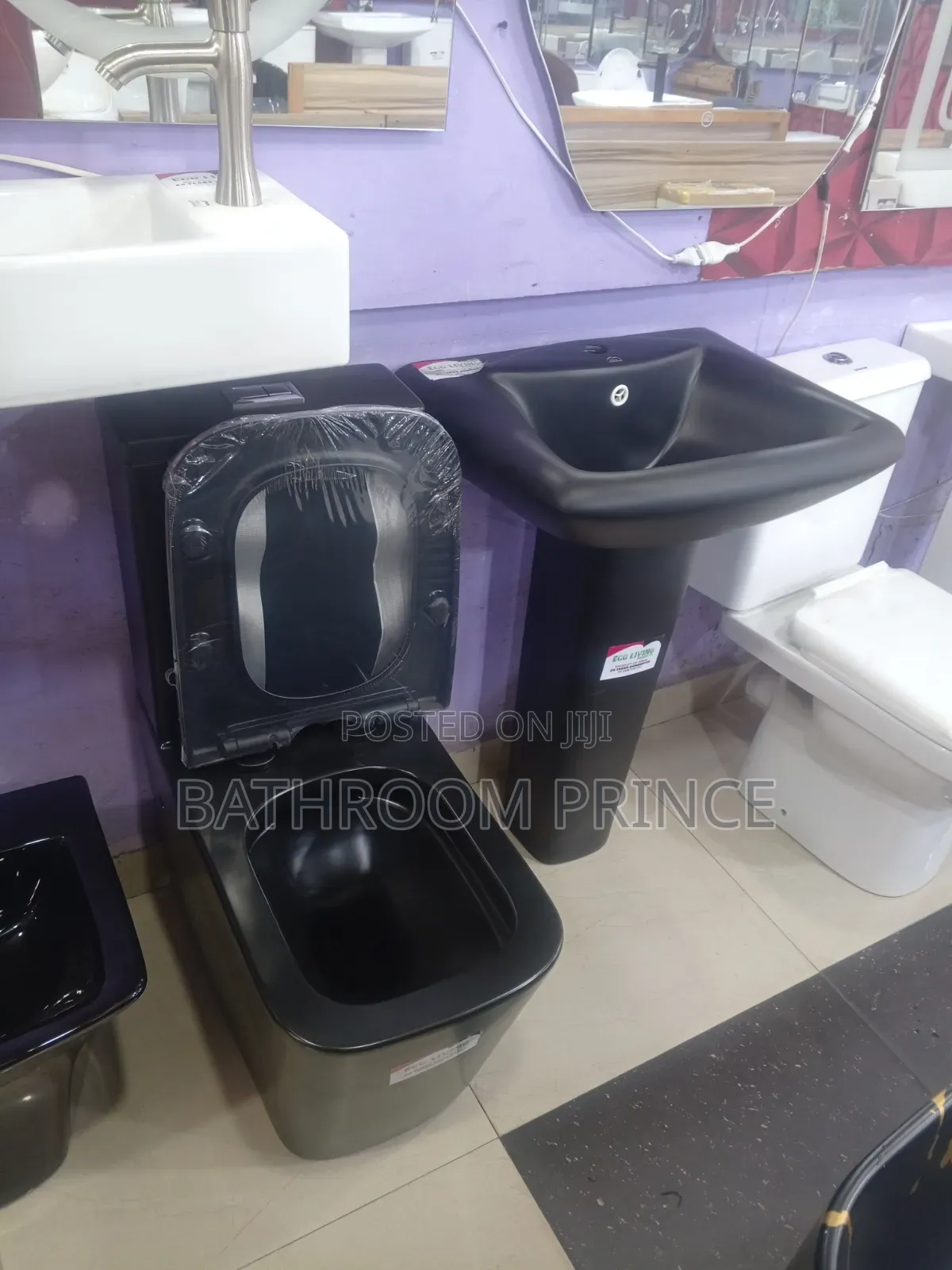 Matte Black Executive Water Closet (W.C)