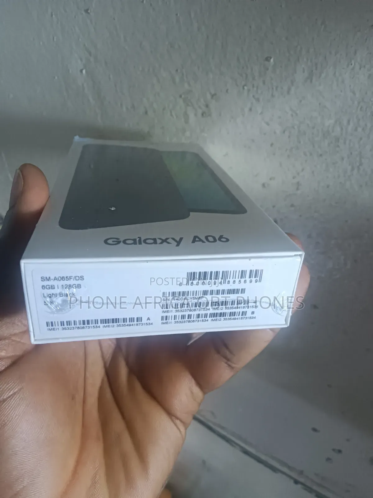 New Samsung Galaxy A06 128 GB Black