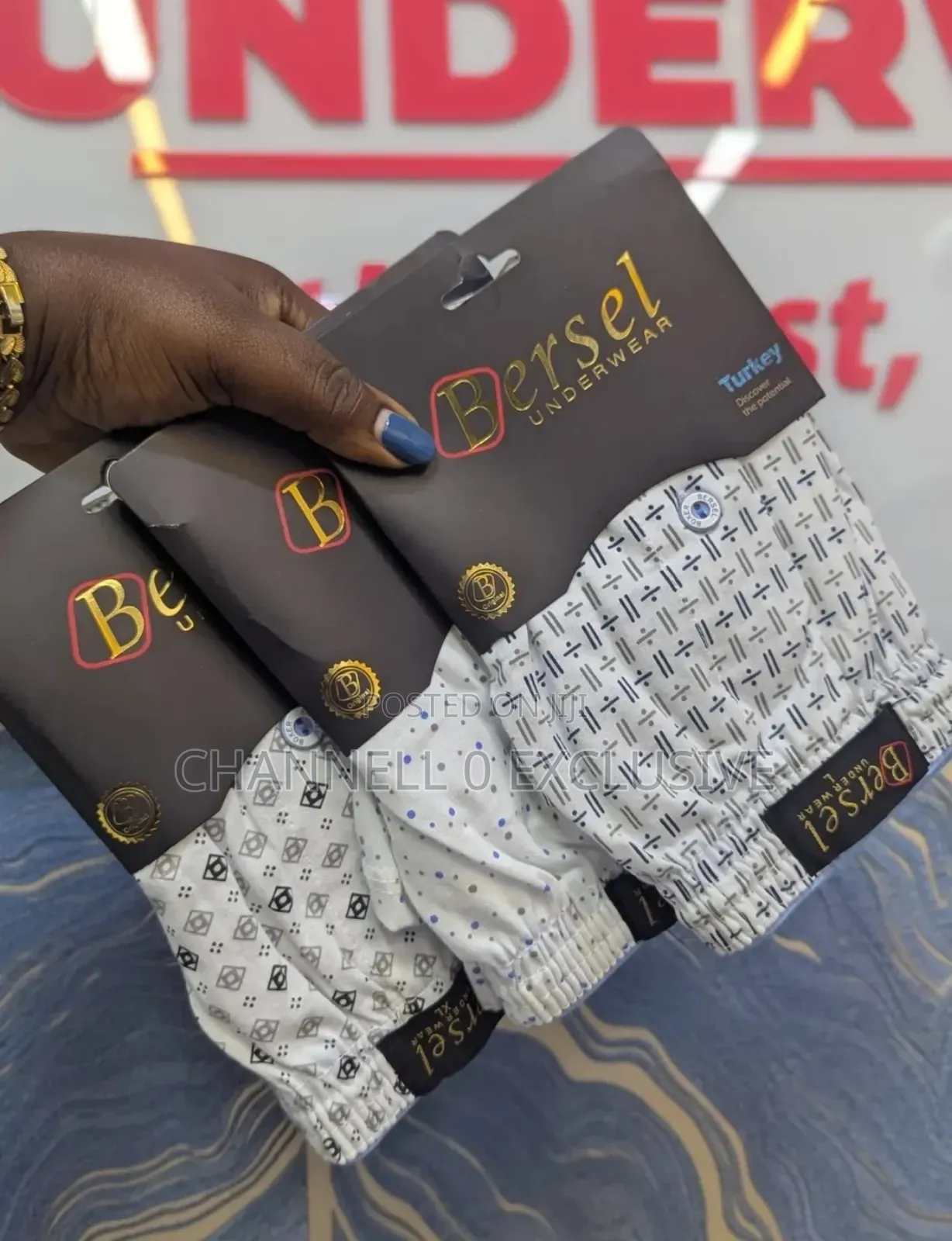 Brand New Imported 3 in 1 Mens Boxers