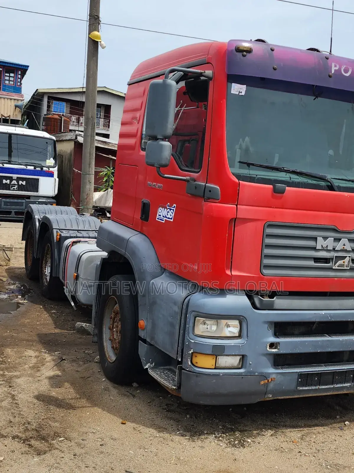 Super Clean Foreign Used Man Tga 10 Tires Truck Head