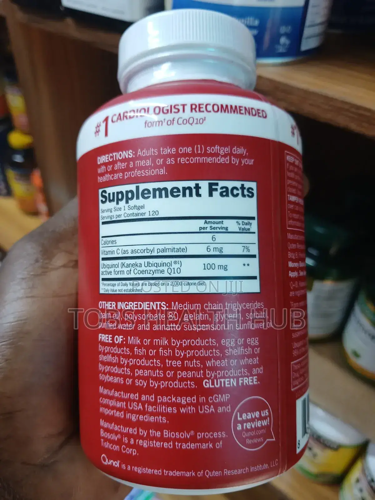 Qunol Mega Coq10 Ubiquinol 100mg Softgels120 Count,Heart Energy