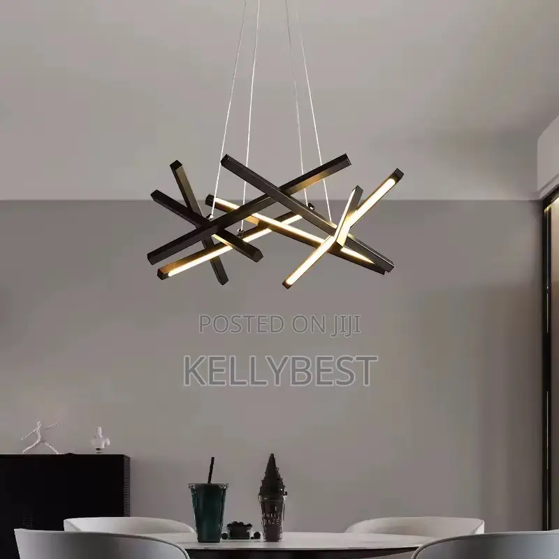 Luxury Gold And Black Chandelier