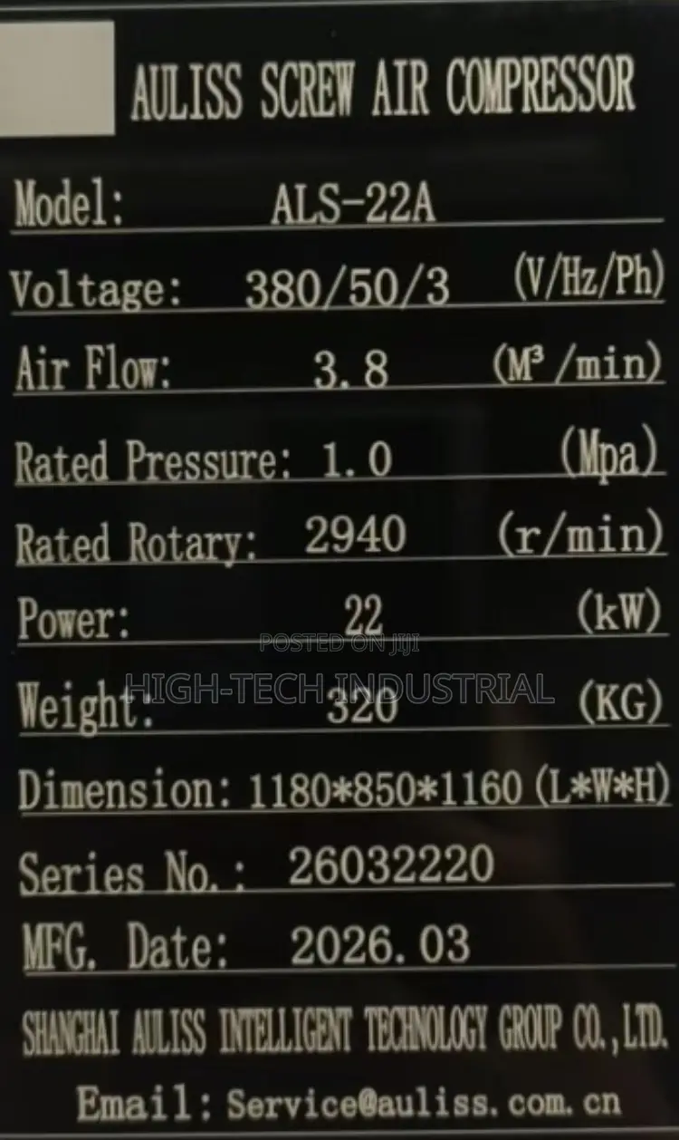 30 Hp Screw Air Compressor