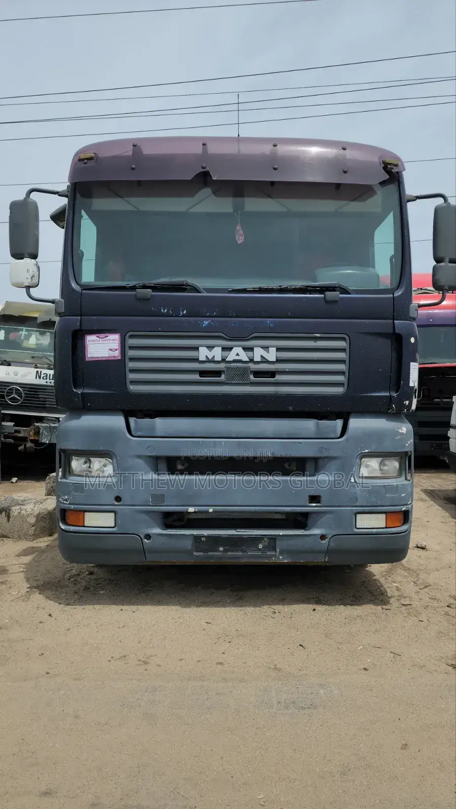 Newly Arrived Foreign Used Man Tga 8 Tires Truck Head 2007 Black 